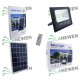 Proyector Solar, 150 LED, 100 Watt, con Panel Solar